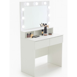 Туалетный столик Chomik 5900779902299 с LED подсветкой (White) Thumb