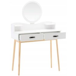 Masa de toaleta Chomik PHO1602 (White/Natural) Thumb