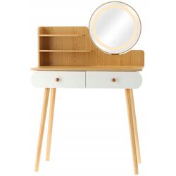 Туалетный столик Chomik PHO7476 (White/Natural) Thumb