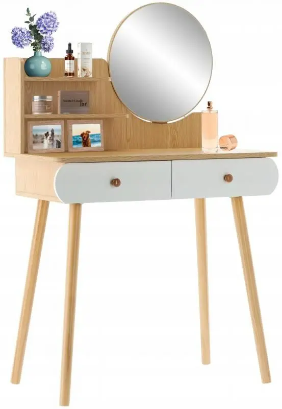 Masuta de toaleta Chomik PHO7865 (White/Natural)