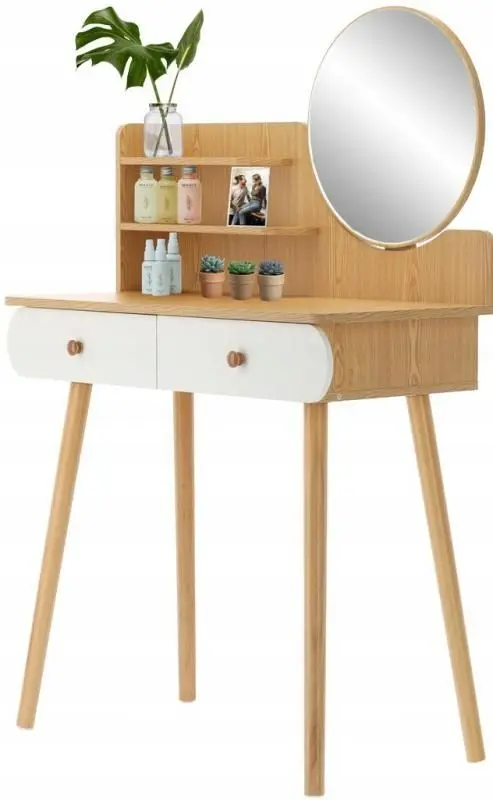 Masuta de toaleta Chomik PHO7865 (White/Natural)