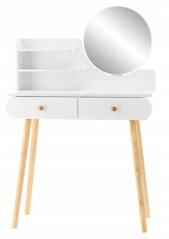 Туалетный столик Chomik PHO7872 (White/Natural)