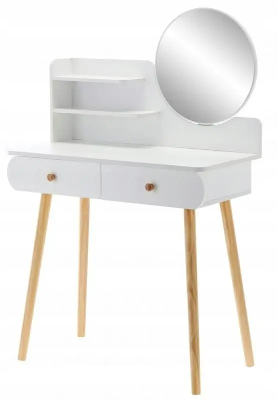 Туалетный столик Chomik PHO7872 (White/Natural)