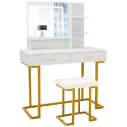 Туалетный столик Costway HU10217DE-WH+ (White) Thumb