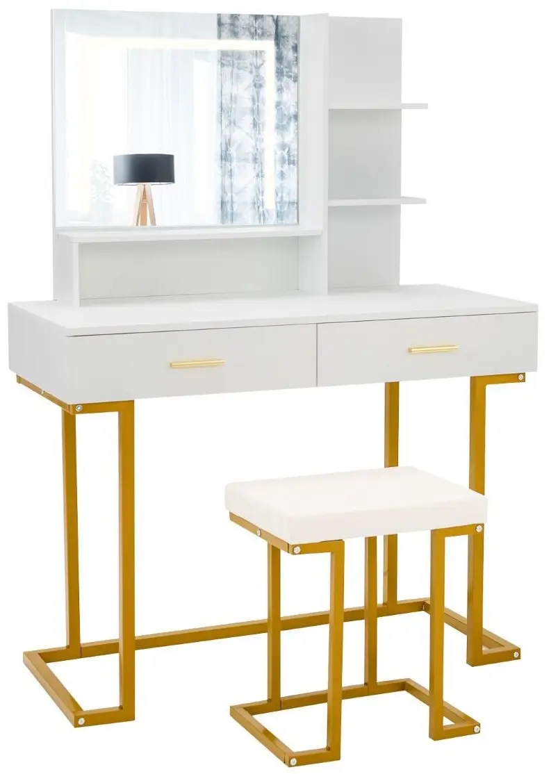 Туалетный столик Costway HU10217DE-WH+ (White)