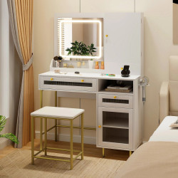 Туалетный столик Costway HU10853DE-WH+ (White) Thumb