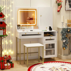 Masa de toaleta  Costway HU10853DE-WH+ (White)