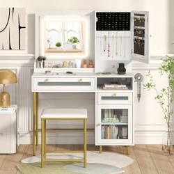 Туалетный столик Costway HU10853DE-WH+ (White) Thumb