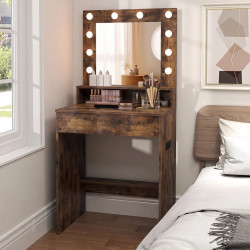 Masa de toaleta Costway HU11055DE-CF (Brown) Thumb