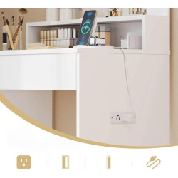 Туалетный столик Costway HU11055DE-WH (White) Thumb