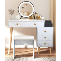 Туалетный столик Costway HU11073WH (White) Thumb