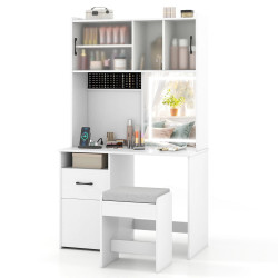 Туалетный столик Costway HU11224DE-WH+ (White) Thumb