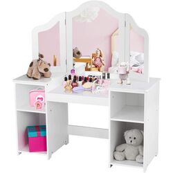 Masa de toaleta Costway TY327770WH (White) Thumb