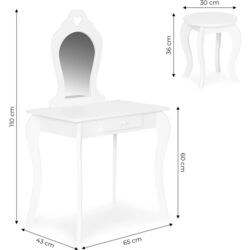 Masa de toaleta Ecotoys FH-KF200011-W (White) Thumb