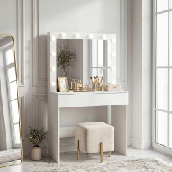 Masa de toaleta Funfit Home&Office 4545 (White)
