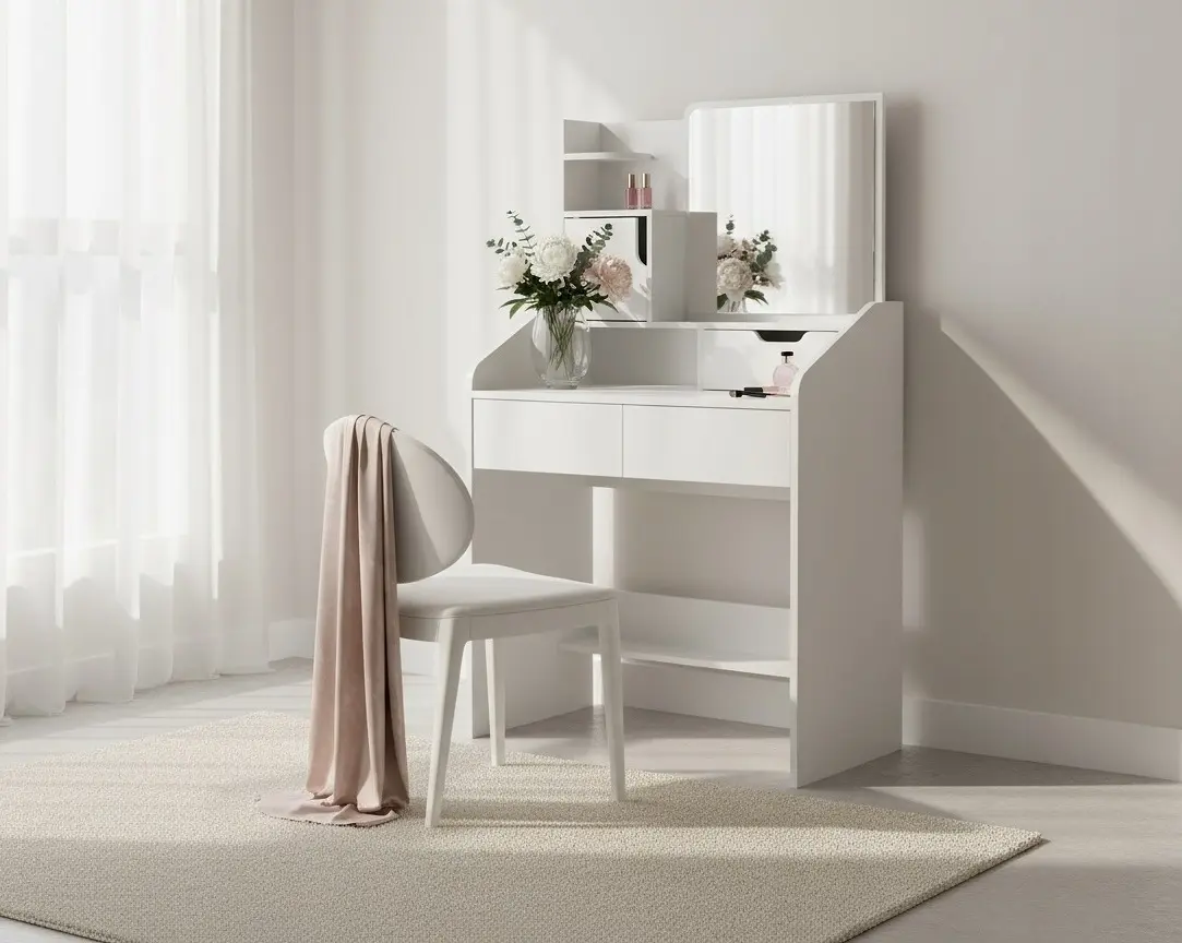Masa de toaleta Funfit Home&Office 4546 (White)