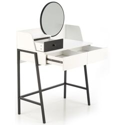 Masa de toaleta Halmar Agnes (White/Black) Thumb