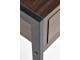 Masa de toaleta Halmar B46 (Walnut/Black)