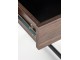 Masa de toaleta Halmar B46 (Walnut/Black)