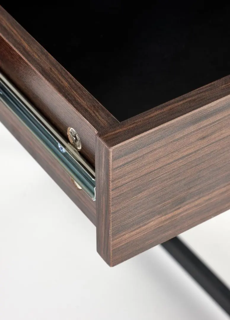 Masa de toaleta Halmar B46 (Walnut/Black) - 5