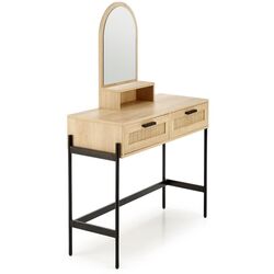 Masa de toaleta Halmar Carmen (Natural/Black) Thumb