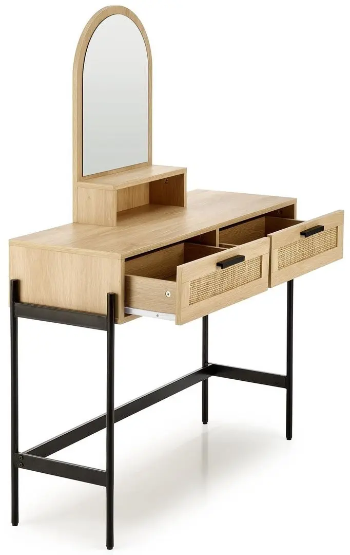 Masa de toaleta Halmar Carmen (Natural/Black)