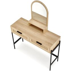 Masa de toaleta Halmar Carmen (Natural/Black) Thumb