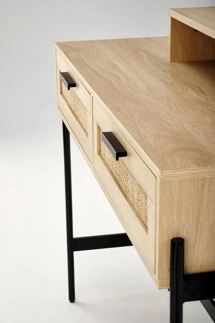 Masa de toaleta Halmar Carmen (Natural/Black)