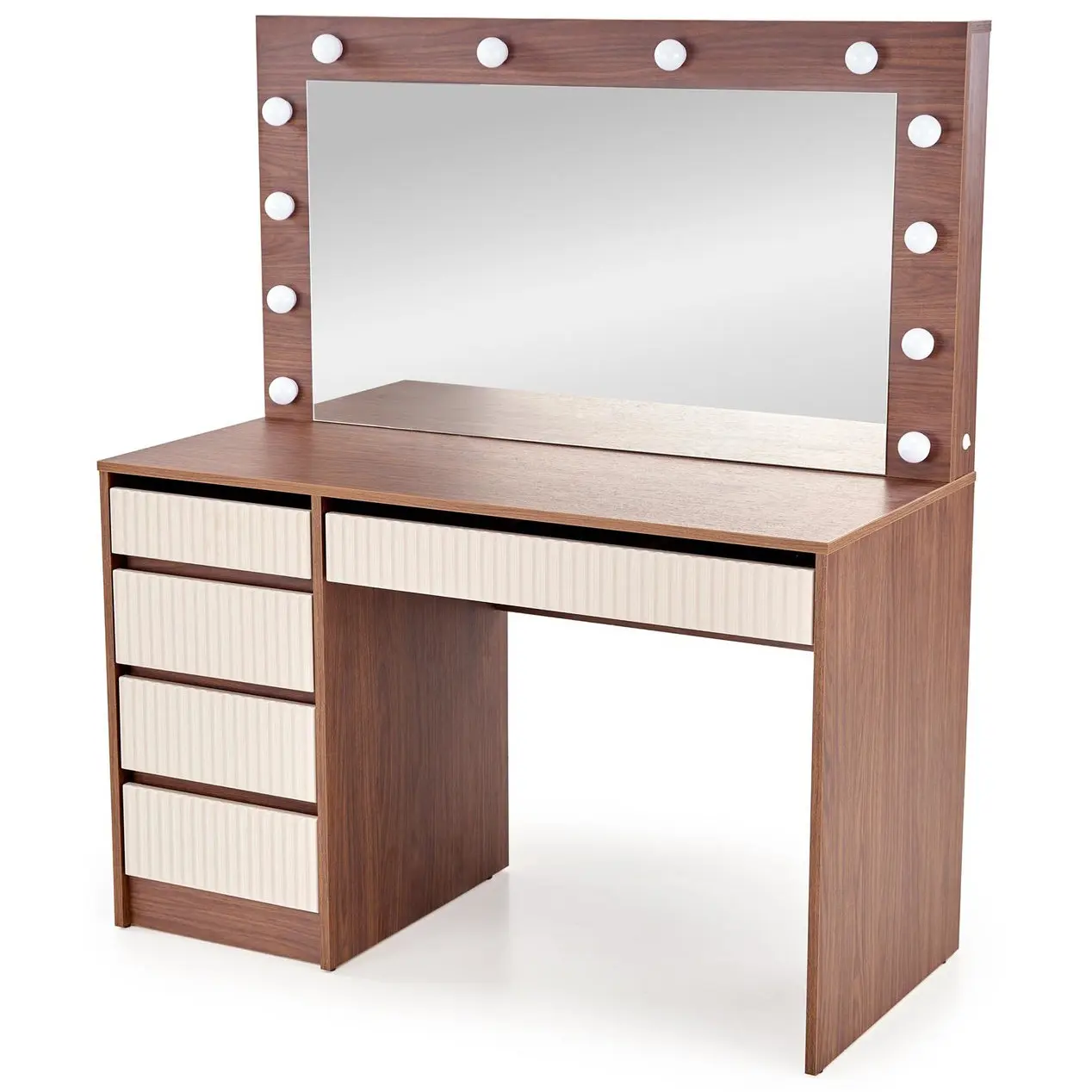 Masa de toaleta Halmar Hollywood 2 XL (Cashmere/Walnut) - 2