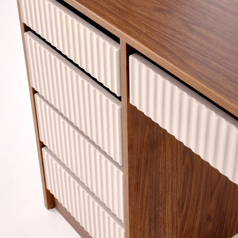 Masa de toaleta Halmar Hollywood 2 XL (Cashmere/Walnut) - 8