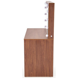 Masa de toaleta Halmar Hollywood 2 XL (Cashmere/Walnut) Thumb