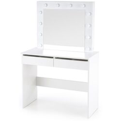 Masa de toaleta Halmar Hollywood LED (White)