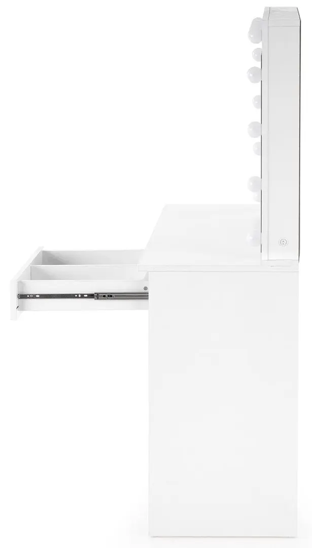 Masa de toaleta Halmar Hollywood LED (White)