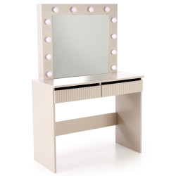 Masa de toaleta cu iluminare Halmar Hollywood 2 (Cashmere) Thumb