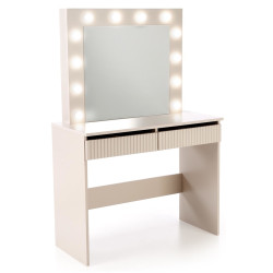 Masa de toaleta cu iluminare Halmar Hollywood 2 (Cashmere) Thumb