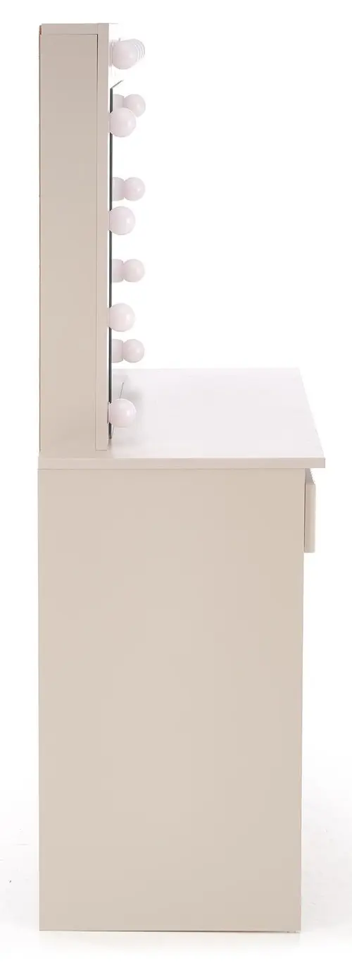 Masa de toaleta cu iluminare Halmar Hollywood 2 (Cashmere)