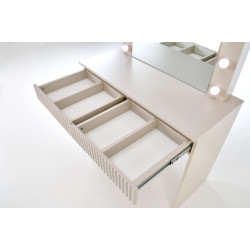 Masa de toaleta cu iluminare Halmar Hollywood 2 (Cashmere) Thumb