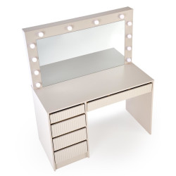 Masa de toaleta cu iluminare Halmar Hollywood 2 XL (Cashmere) Thumb