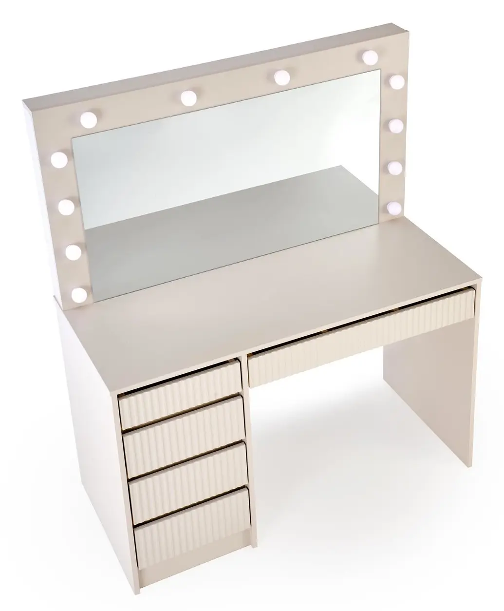 Masa de toaleta cu iluminare Halmar Hollywood 2 XL (Cashmere)