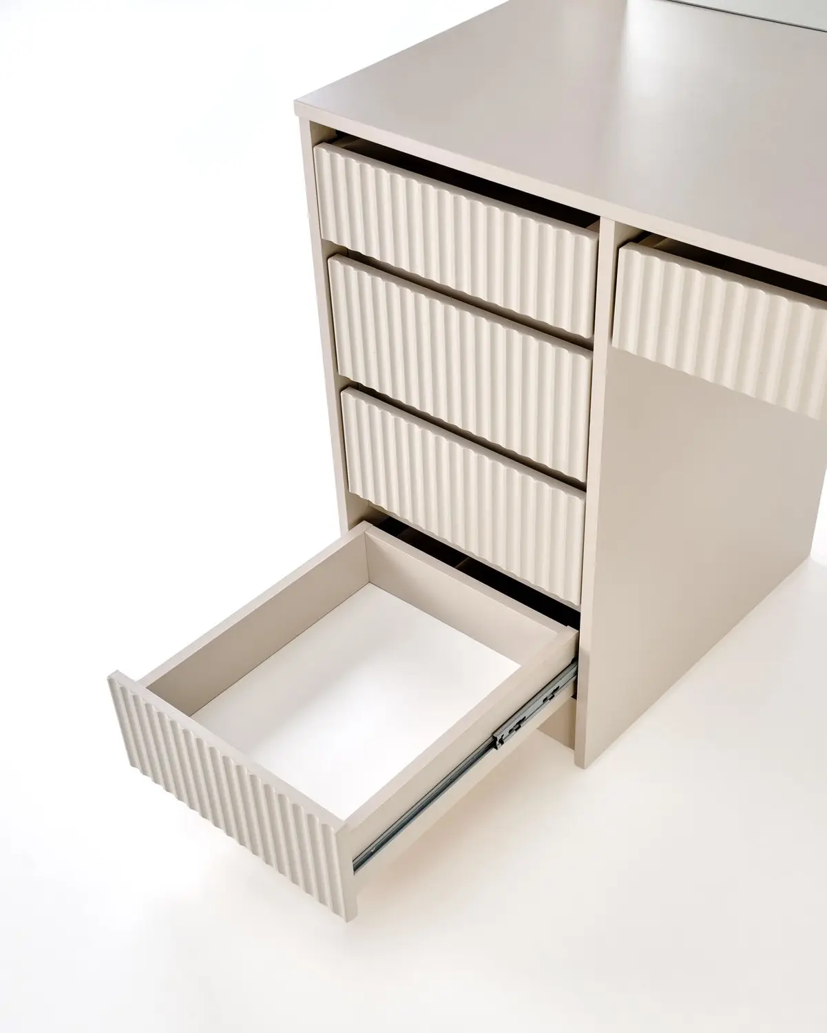 Masa de toaleta cu iluminare Halmar Hollywood 2 XL (Cashmere)