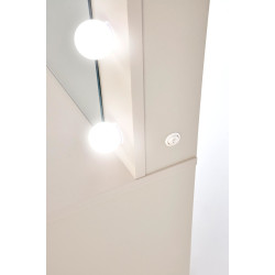 Masa de toaleta cu iluminare Halmar Hollywood 2 XL (Cashmere) Thumb