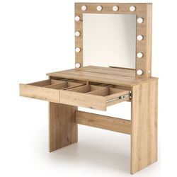 Masa de toaleta cu iluminare Halmar Hollywood (Artisan Oak) Thumb