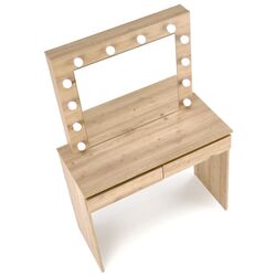 Masa de toaleta cu iluminare Halmar Hollywood (Artisan Oak) Thumb