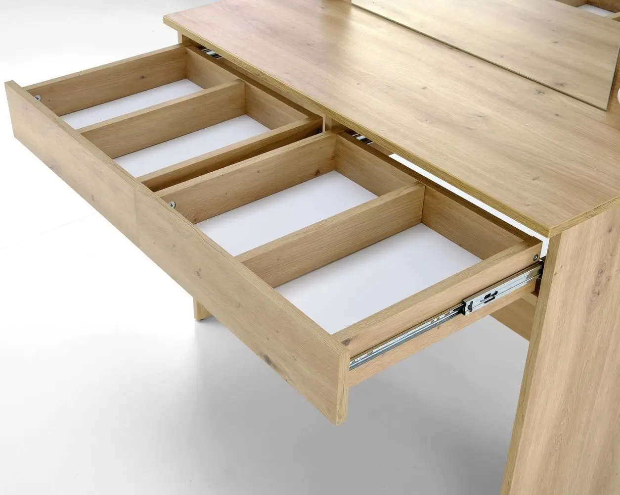 Masa de toaleta cu iluminare Halmar Hollywood (Artisan Oak)