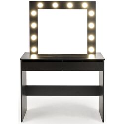 Masa de toaleta cu iluminare Halmar Hollywood (Black) Thumb