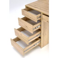 Masa de toaleta cu iluminare Halmar Hollywood XL (Artisan Oak) Thumb