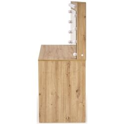 Masa de toaleta cu iluminare Halmar Hollywood XL (Artisan Oak) Thumb