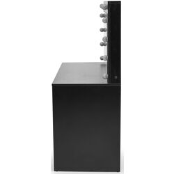 Masa de toaleta cu iluminare Halmar Hollywood XL (Black) Thumb