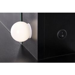 Masa de toaleta cu iluminare Halmar Hollywood XL (Black) Thumb