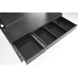 Masa de toaleta cu iluminare Halmar Hollywood XL (Black) Thumb